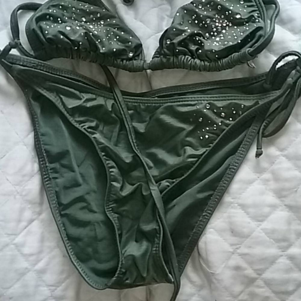 Rhinestone String Bikini - image 3